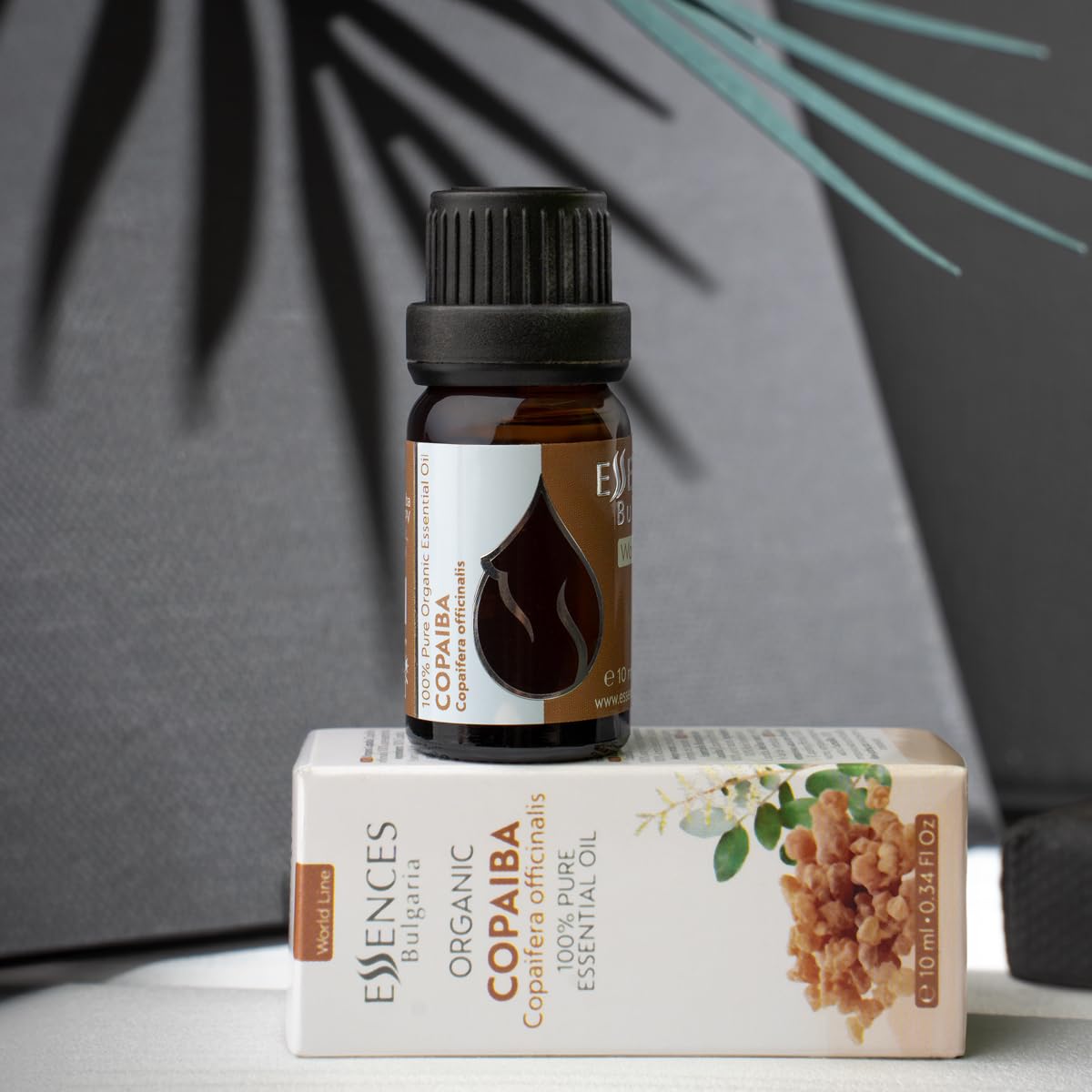 Essences Bulgaria Organic Copaiba Essential Oil 0.34 Fl Oz 10ml Copaifera officinalis - 100% Pure Natural Essences BulgariaAu supplements