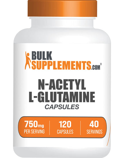 BULKSUPPLEMENTS.COM N-Acetyl L-Glutamine Capsules - Glutamine Supplement BULKSUPPLEMENTS.COMUS supplements