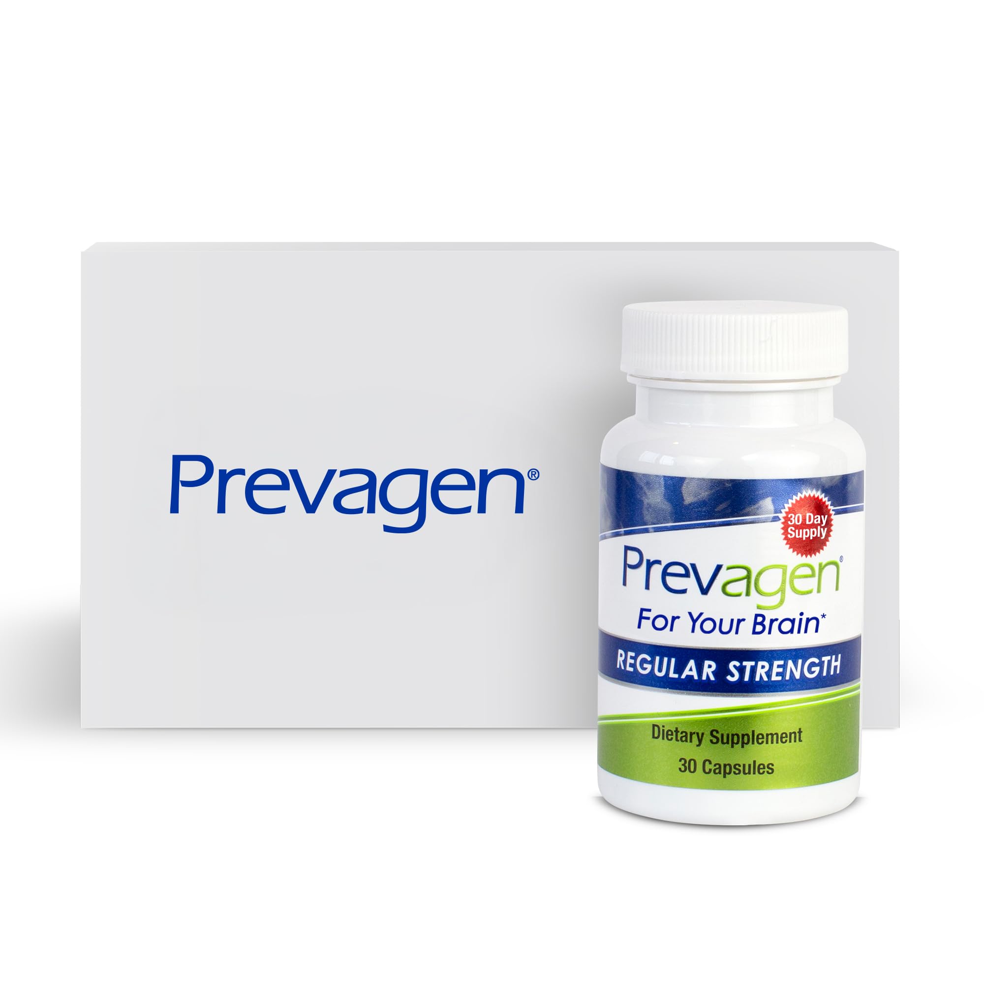 Prevagen Regular Strength - 30 Capsules (1 Month Supply) | Formulated for Your Brain | 10mg of Apoaequorin Plus Vitamin D3 PrevagenAu supplements