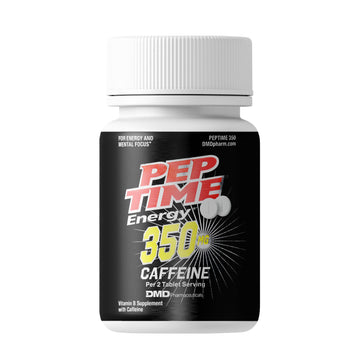 PEPTIME Energy Tablets, Vitamin B6 and B12 Caffeine Pills, 350 mg Caffein PEPTIME EnergyUS supplements