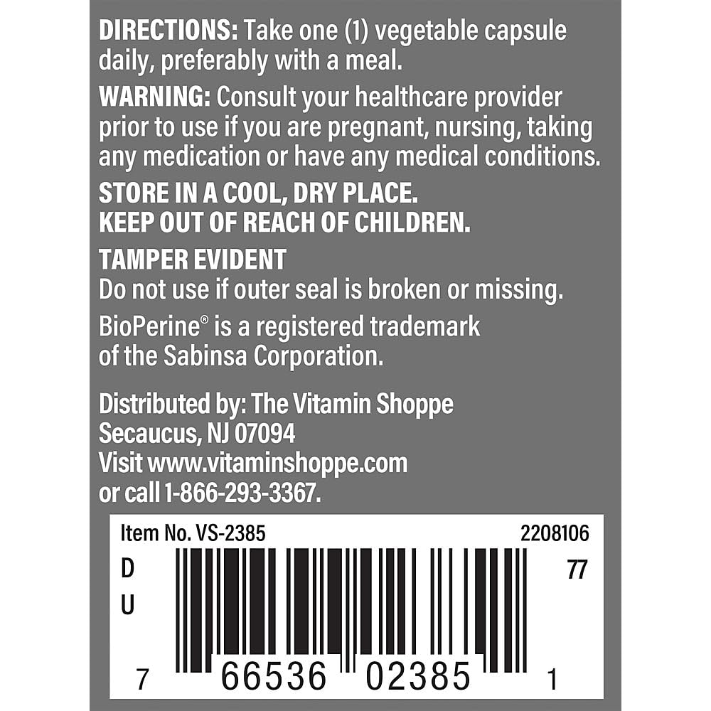 The Vitamin Shoppe DIM Men with BioPerine 200mg - Hormone Balance | Estrogen Metabolism Support | 60 Capsules | Enhanced Absorption The Vitamin ShoppeAu supplements