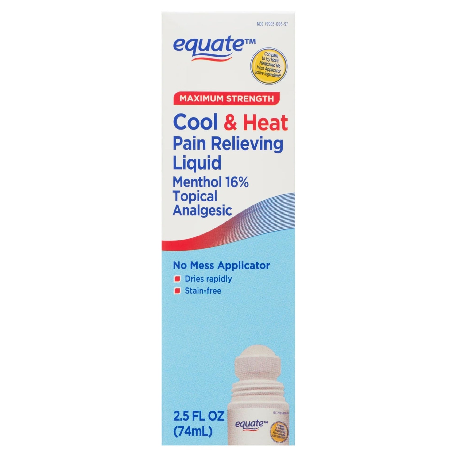 Equate Maximum Strength Cool & Heat, Equate Cool & Heat Pain Relief, Joint Pain Relief, 2.5 fl. oz, Pack of 2 Aus HealthcareAu supplements