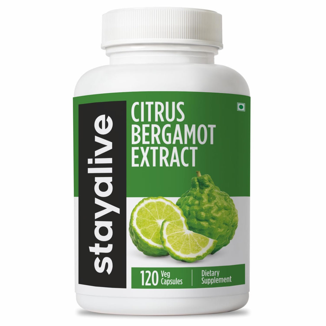 STAY ALIVE Citrus Bergamot Capsules 1000mg, 30:1 Super Extract with 50% Polyphenolic Flavanones, 120 Pills, Citrus Bioflavonoids Supplements for Women & Men | Non-GMO, Gluten-Free STAY ALIVEAu supplements