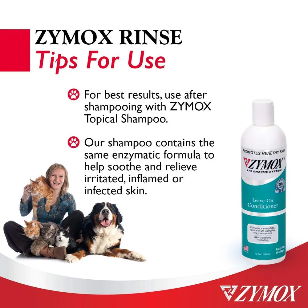 Zymox Leave On Conditioner for Pets, 12 fl oz Pet King Brandsnz supplements
