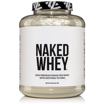 NAKED WHEY 5LB 100% Grass Fed Unflavored Whey Protein Powder - US Farms NAKEDUS supplements