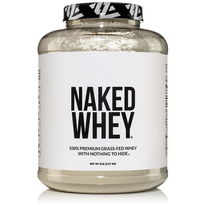 NAKED WHEY 5LB 100% Grass Fed Unflavored Whey Protein Powder - US Farms NAKEDUS supplements