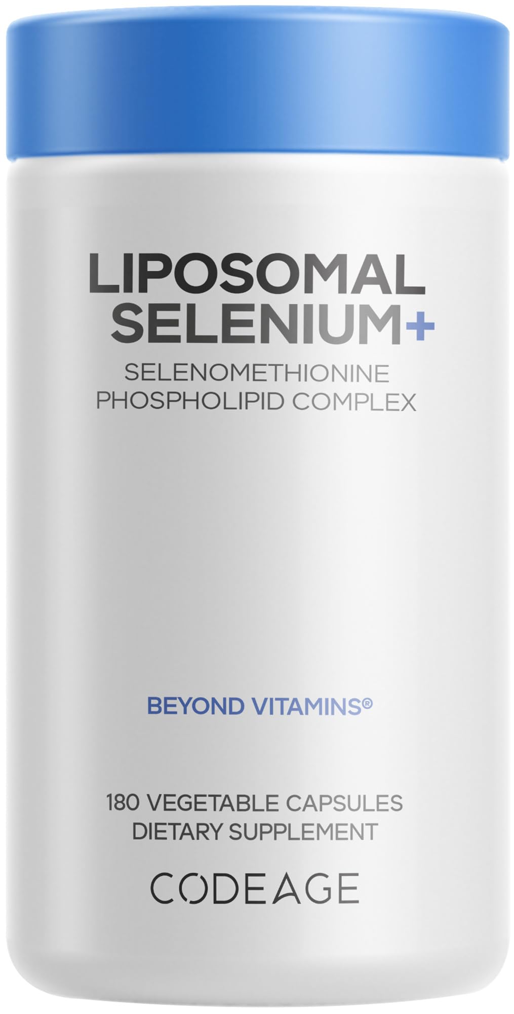 Codeage Selenium 200 mcg Supplement, 6-Month Supply, Immune Support, Mineral Cofactor Selenomethionine, Phospholipids, Vegan, Liposomal Delivery, 180 Capsules CodeageAu supplements