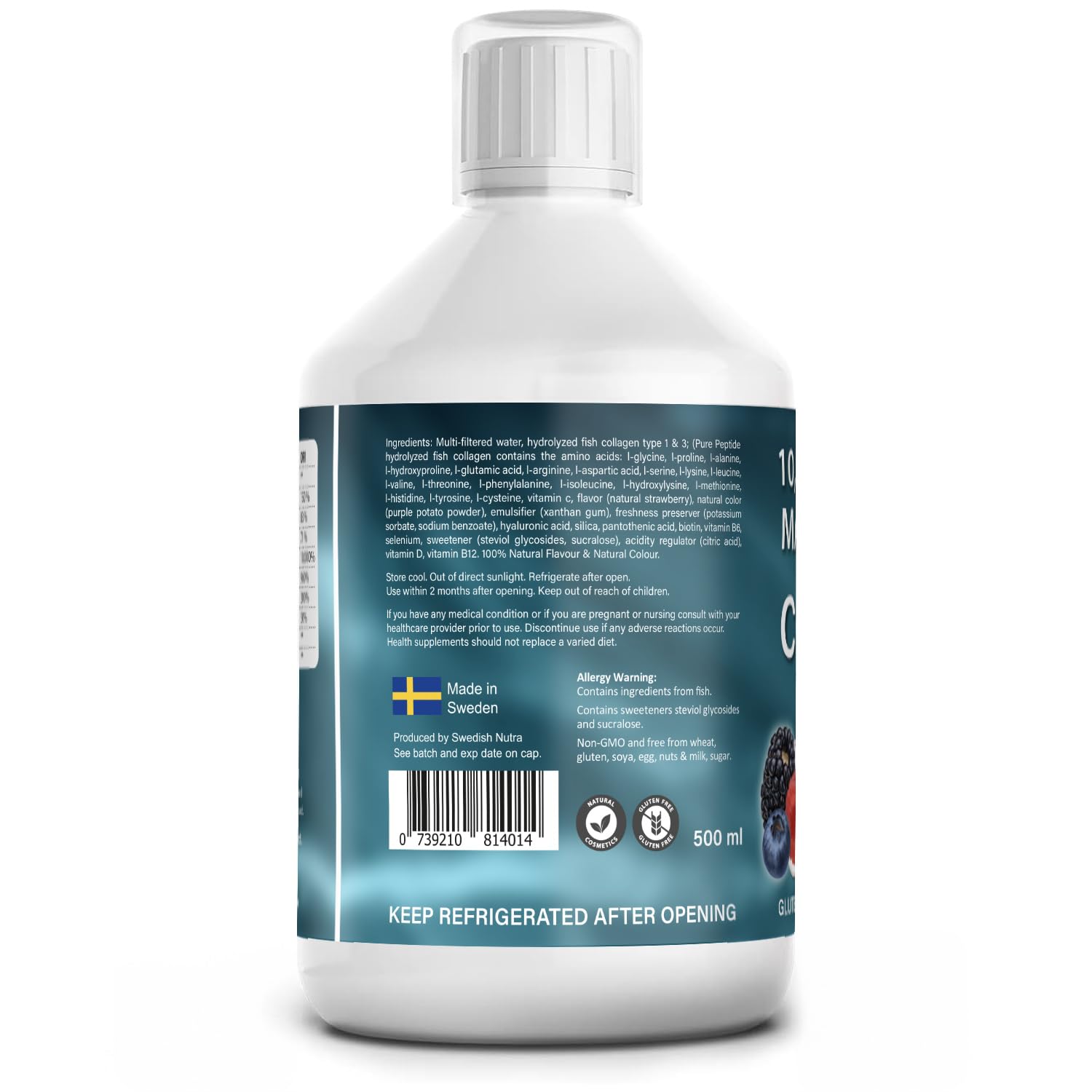 4 Pack Marine Collagen 2.2 Liquid 10000mg Sugar Free Ready to Drink Berry Flavour Best4GroupAu supplements