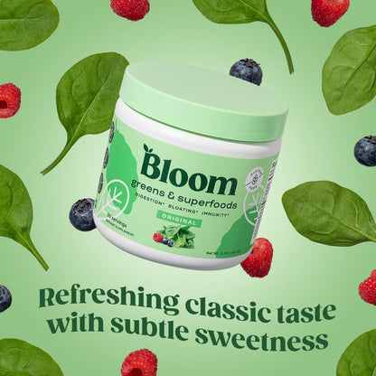 Bloom Nutrition Greens and Superfoods Powder for Digestive Health, Greens Powder Bloom NutritionUS supplements