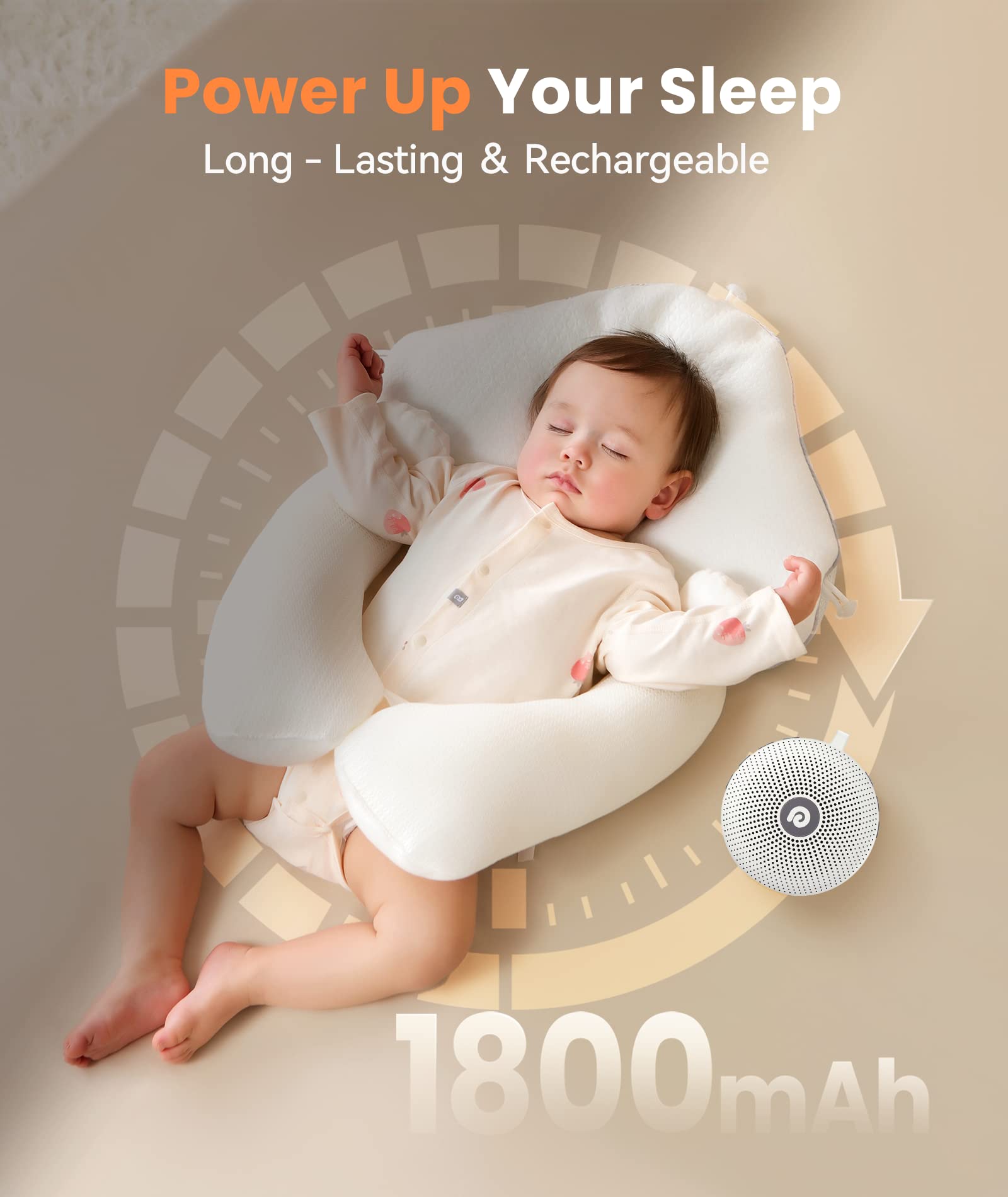 Dreamegg White Noise Machine - Portable Sound Machine for Baby Adult, Features Powerful Battery DreameggAu supplements