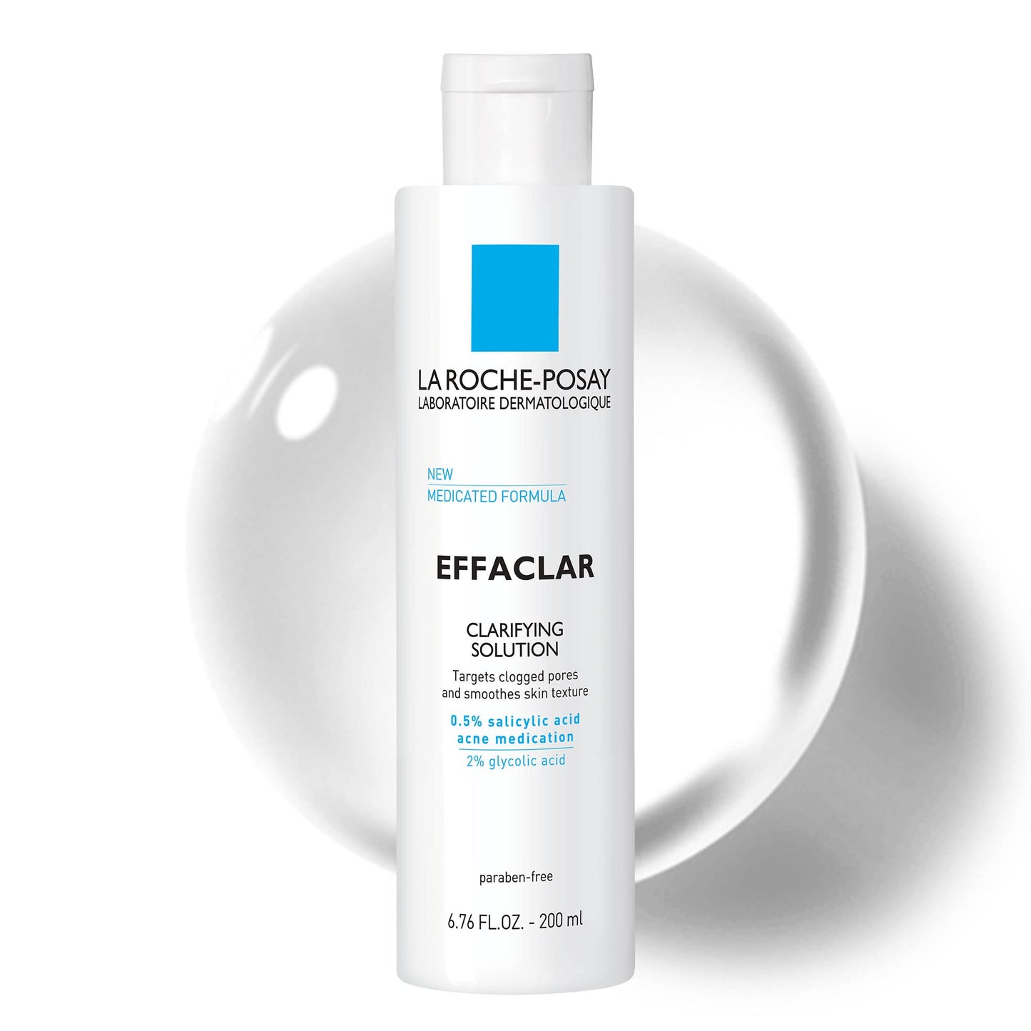 La Roche-Posay Effaclar Clarifying Solution Acne Toner with Salicylic Acid and Glycolic Acid La Roche-PosayUS supplements