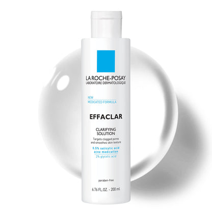 La Roche-Posay Effaclar Clarifying Solution Acne Toner with Salicylic Acid and Glycolic Acid La Roche-PosayUS supplements
