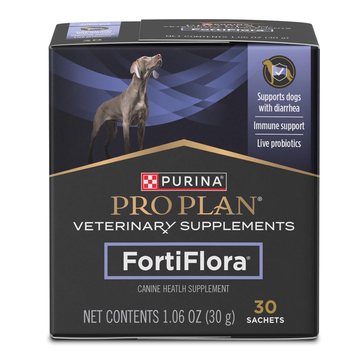 Purina Pro Plan Veterinary Supplements FortiFlora Daily Probiotics for Dogs, Helps Digestive Gut Health and Diarrhea - 30 ct. Box Pro Plan Veterinary DietsAu supplements