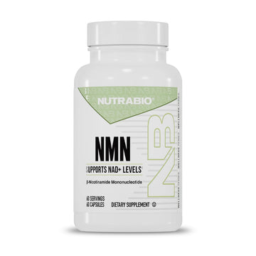 NutraBio NMN - NAD Supplement, Longevity Support, Boost NAD Levels, Increase Cellular Energy, Brain Health, Healthy Aging- 60 Servings- 60 Capsules NutraBioAu supplements