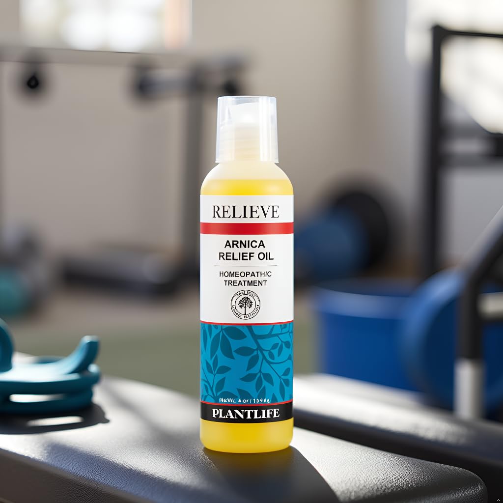 Plantlife Arnica Relieve Oil and Balm Bundle - Relieve Products are a Homeopathic Solution for Everyday Use - Works Quickly and Effectively - Made in California PlantlifeAu supplements