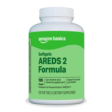 Amazon Basics Eye Vitamin and Mineral Supplement, AREDS 2 Formula with Lutein & Zeaxanthin, 120 Softgels Amazon BasicsAu supplements