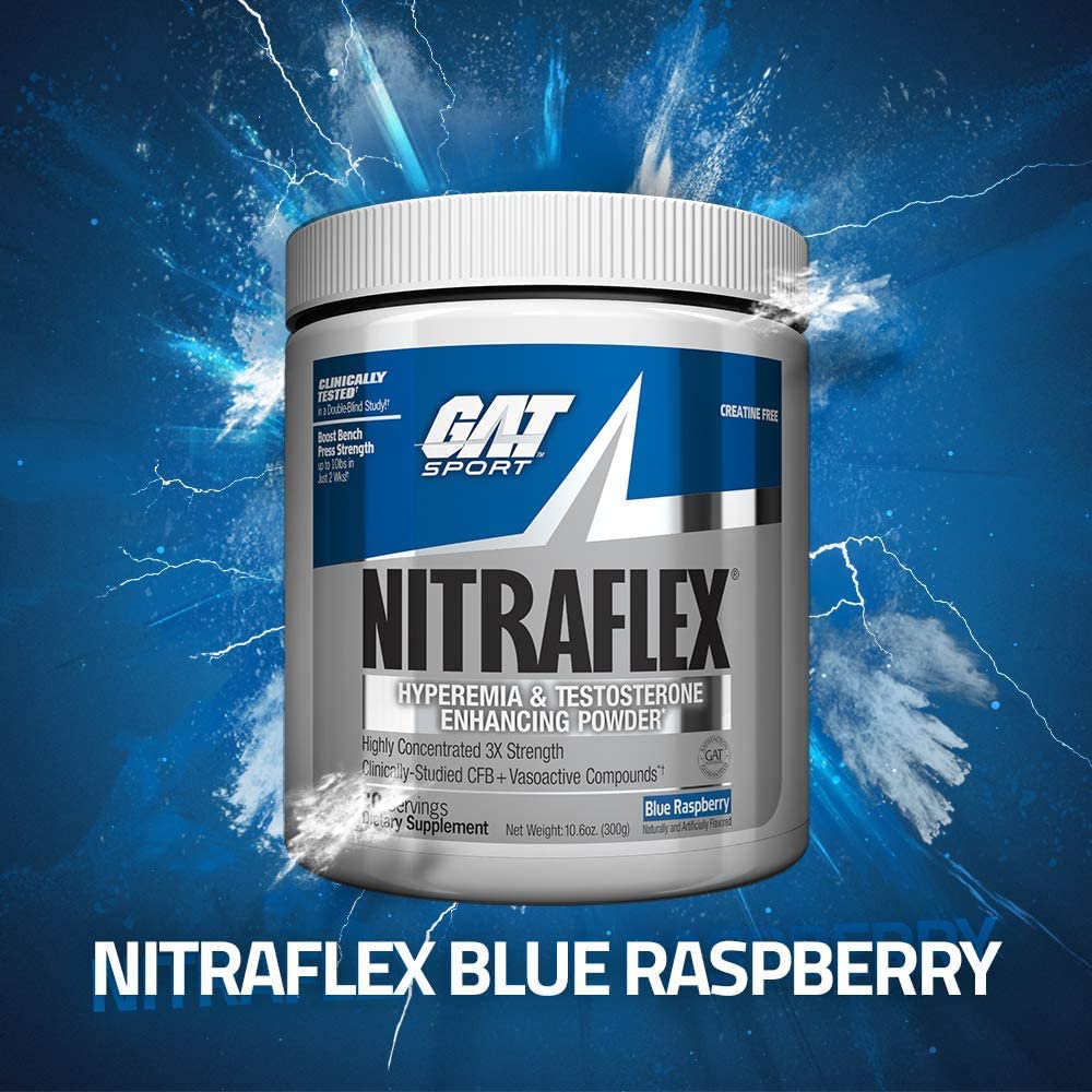 GAT SPORT Nitraflex Advanced Pre-Workout Powder, Increases Blood Flow GAT SPORTUS supplements