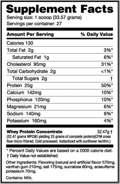 NutraBio Classic Whey Protein Powder- 25G Protein Per Scoop - Full-Spectrum Amino NutraBioUS supplements