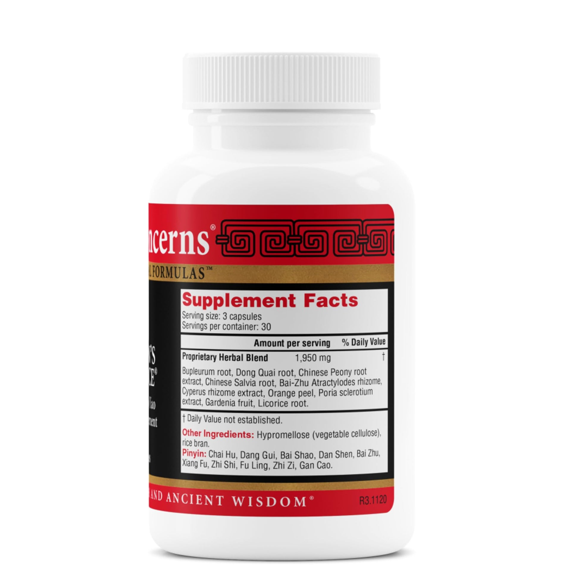 Health Concerns Woman’s Balance – PMS Relief & Hormone Support – Liver Qi & Spleen Health – Herbal Supplement for Women – Dan Zhi Xiao Yao Formula – 270 Capsules Health ConcernsAu supplements