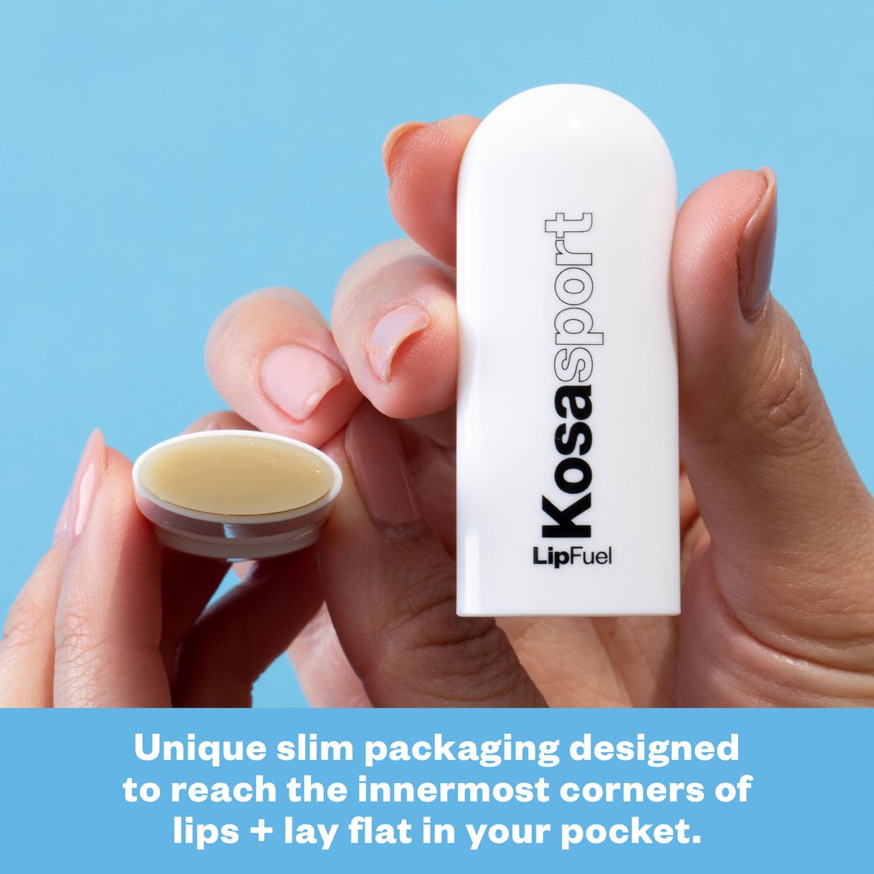 Kosas Lipfuel Hyaluronic Active Sport Lip Balm - Hydrates, Energizes and Protects - Natural Lip Treatment and Care (Baseline) KosasAu supplements