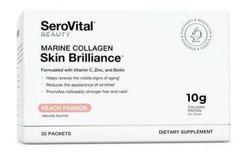 Serovital Skin Brilliance Marine Collagen – Hydrolyzed Marine Collagen Peptides SerovitalUS supplements