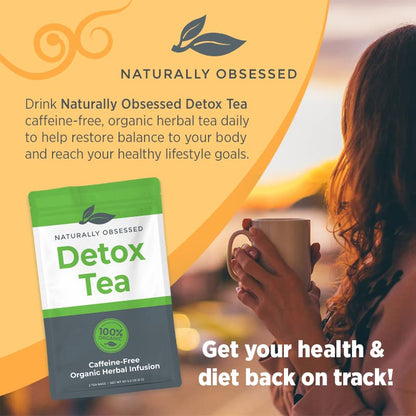 Naturally Obsessed 4 Week DRINK2SHRINK Detox Tea Formula Flat Belly System Detox Kit Naturally ObsessedUS supplements