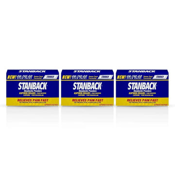 Stanback Headache Powders, Fast Pain Relief with Aspirin (NSAID) and Caffeine, 50 Count (3 Pack) StanbackAu supplements