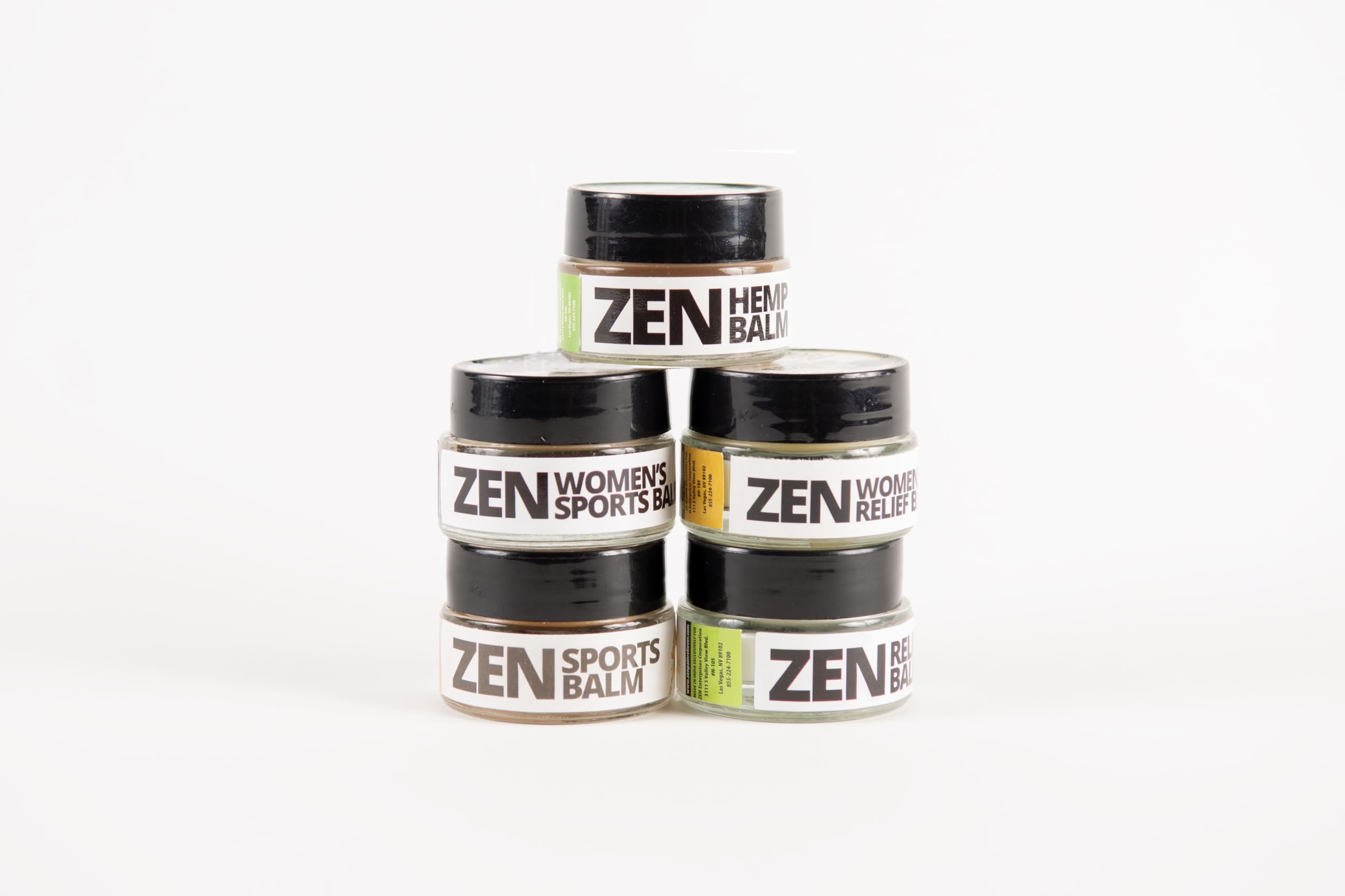 ZEN Variety Pack – Plant-Based Topical Balm Collection – Includes Relief, Sports, Women’s Sports, Women’s Relief & Hemp – 0.7 oz Each – #TrustedByLegends ZENAu supplements