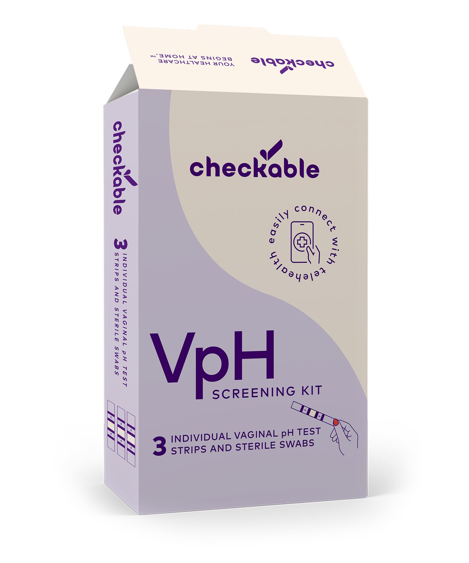 Checkable® Vaginal pH Screening Strips, Quick Results, Vaginal pH Balance Screening Strip Checkable MedicalAu supplements