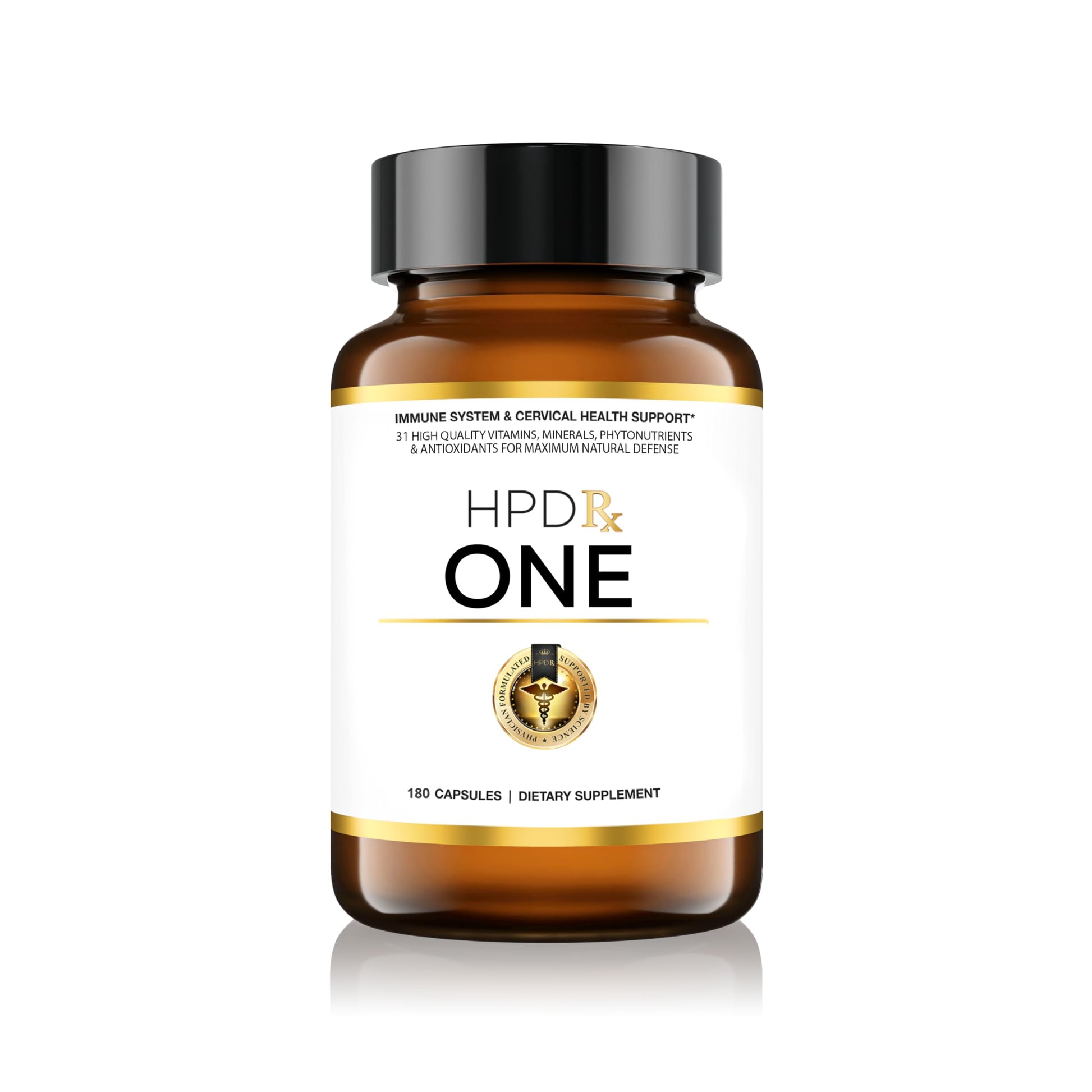 HPD Rx ONE Immunity Boost Multivitamin | HPV Supplements for Women and Men, 2 Pack HPD RxUS supplements