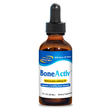 NORTH AMERICAN HERB & SPICE BoneActiv - 2 fl. oz. - Bone & Joint Rubbing Oil - Supports Healthy Bones - Non-GMO, Vegan - 346 Servings NORTH AMERICAN HERB & SPICEAu supplements