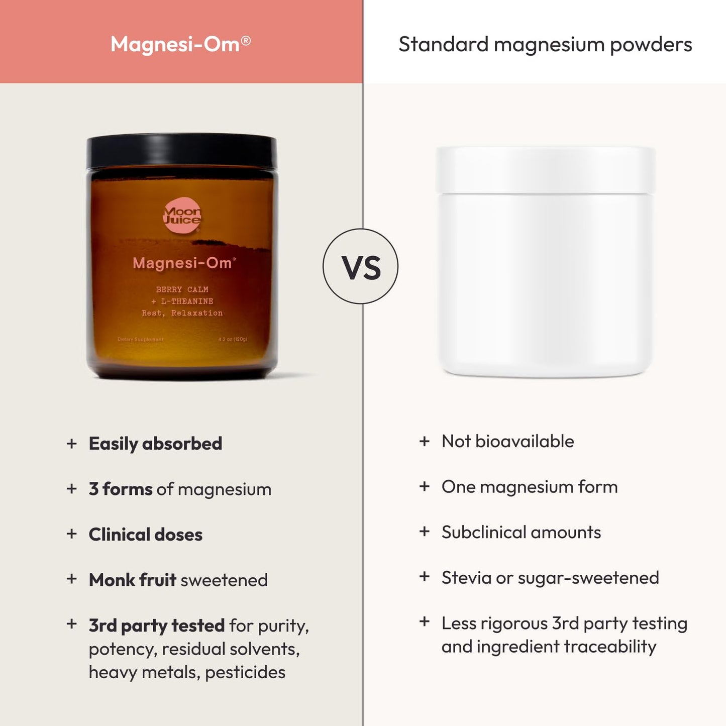 Moon Juice Magnesi-Om Magnesium Powder Supplement - Chelated Magnesium Complex + L-Theanine Blend for Rest, Relaxation & Regularity Moon JuiceUS supplements