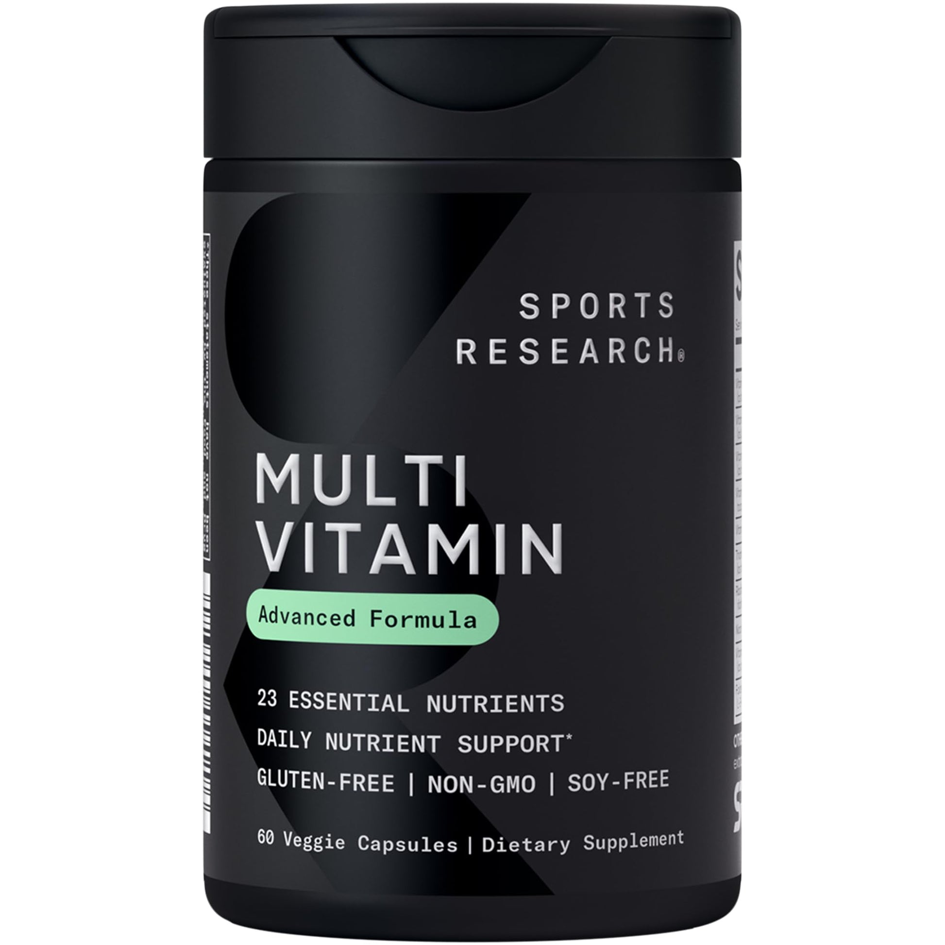 Sports Research® Multivitamin – Advanced Formula - 23 Essential Vitamins & Minerals with CoQ10 & Iodine - Daily Nutrient Support*- Non-GMO Tested & Gluten-Free -60 Veggie Capsules Sports ResearchAu supplements