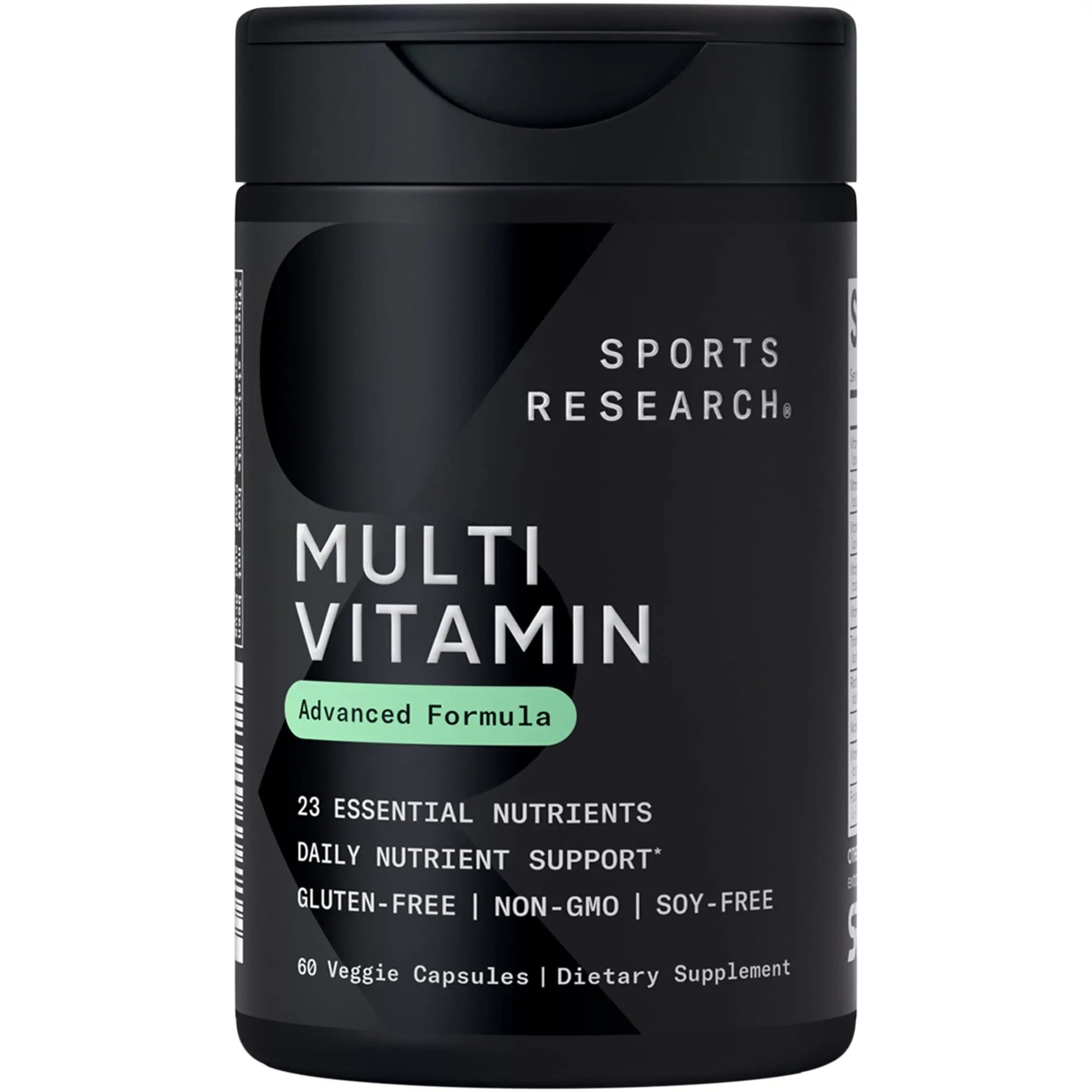 Sports Research® Multivitamin – Advanced Formula - 23 Essential Vitamins & Minerals with CoQ10 & Iodine - Daily Nutrient Support*- Non-GMO Tested & Gluten-Free -60 Veggie Capsules Sports ResearchAu supplements