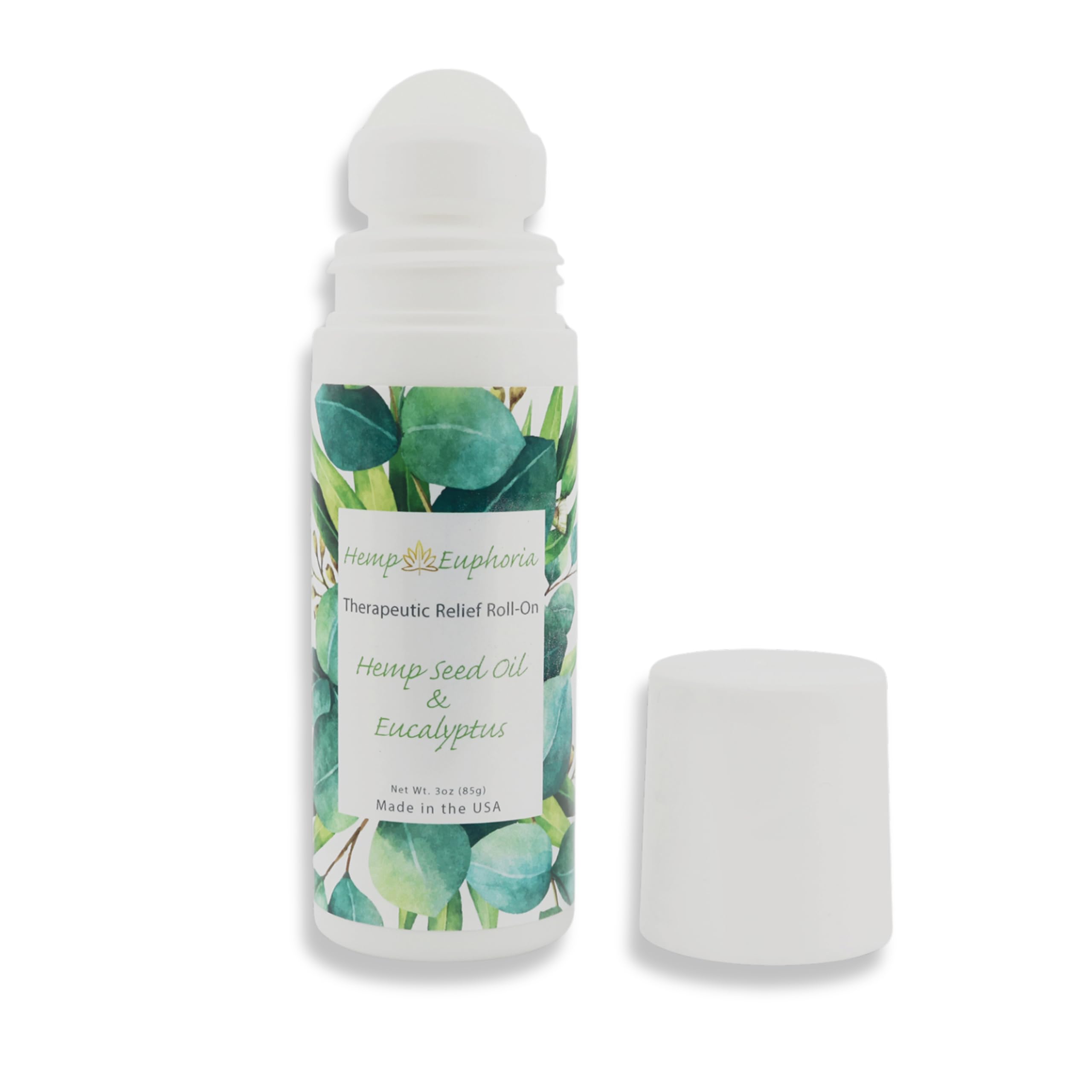 Hemp Seed Oil and Eucalyptus Joint & Muscle Discomfort Relief Roll-On Gel | USDA Certified Organic Hemp Seed Oil, Helps Relieve Sore or Tight Muscles Hemp EuphoriaAu supplements
