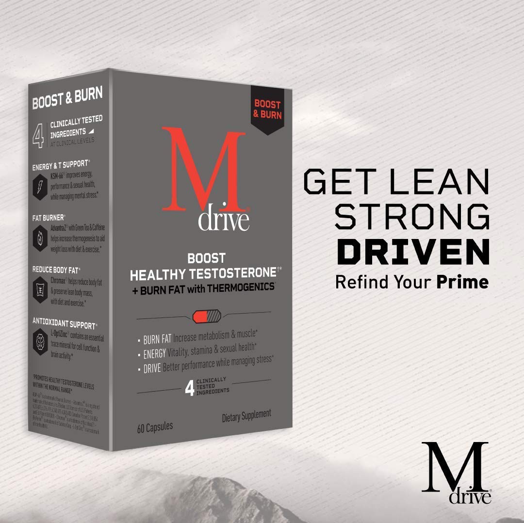 Mdrive Boost & Burn for Men Start Everyday Nutrition & Protein Powder - Natural Energy MdriveUS supplements