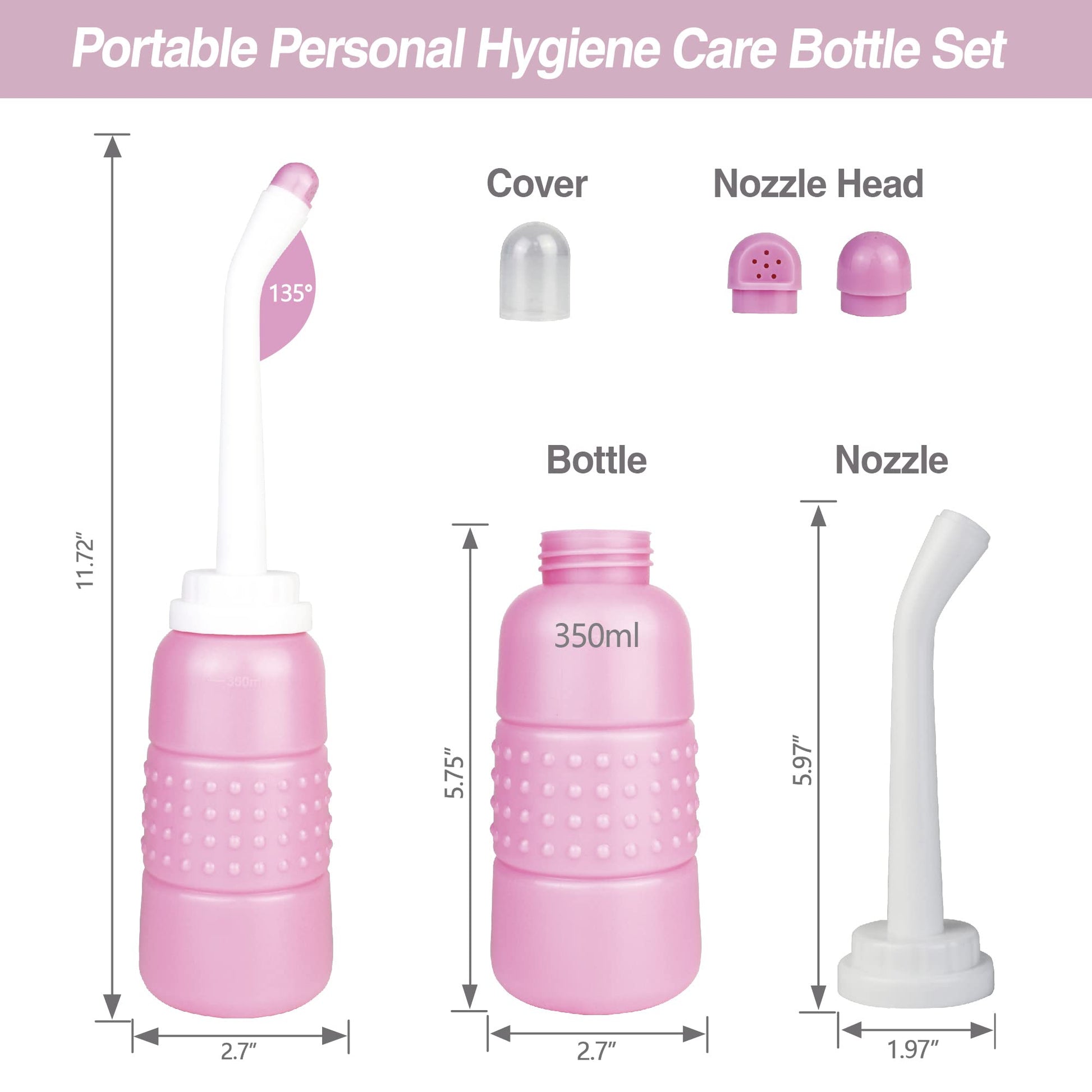 TopQuaFocus 12oz Perineal Bottle for Postpartum Care Portable Travel Peri Sprayer Bidet Postpartum TopQuaFocusAu supplements