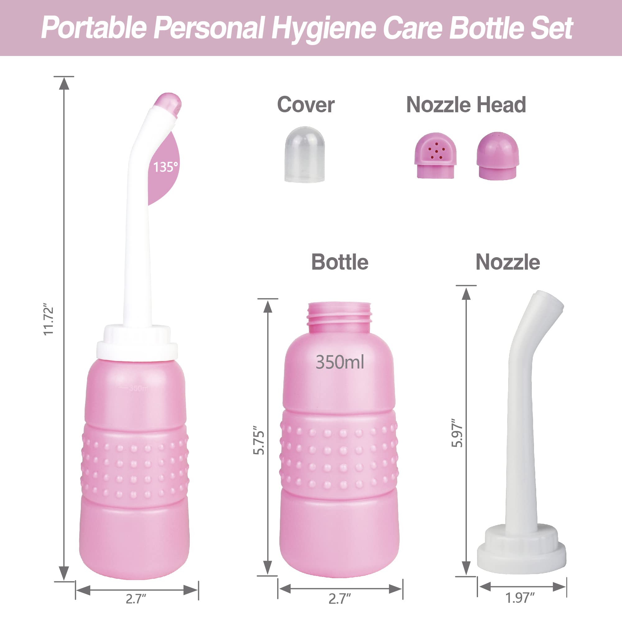 TopQuaFocus 12oz Perineal Bottle for Postpartum Care Portable Travel Peri Sprayer Bidet Postpartum TopQuaFocusAu supplements
