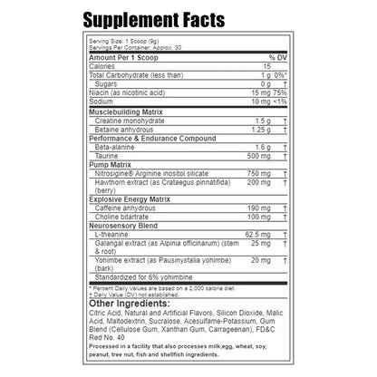 Pre Workout Powder | MuscleTech Vapor X5 for Men & Women, Energy Drink Mix Sports MuscleTechUS supplements