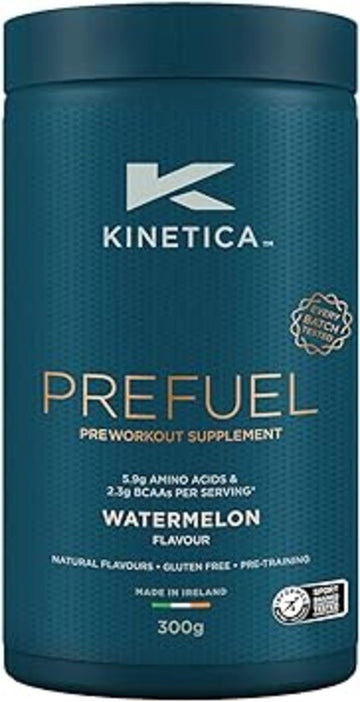 Kinetica PreFuel, Pre Workout, 5.9g Amino Acids & 2.3g BCAA's per Serving, 30 Servings KineticaAu supplements