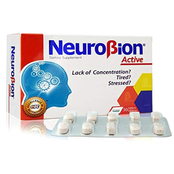 Neurobion Active 30 Tablets Multivitamin L-Glutamic Acid Dietary Supplements, 1 Count (Pack of 1) NeurobionAu supplements