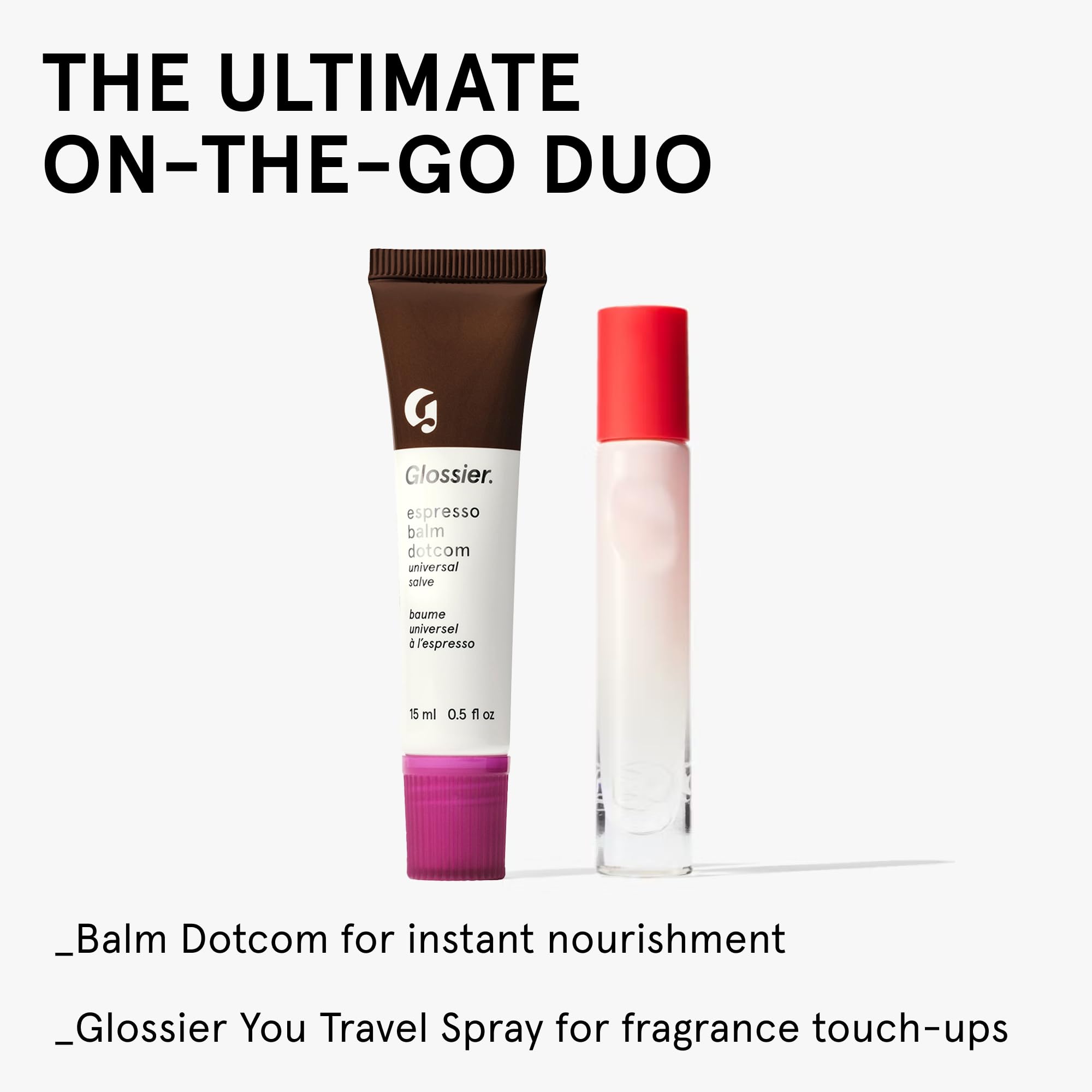 Glossier Balm Dotcom Hydrating Tinted Lip Balm - Universal Salve, Up to 12Hr Moisture for Dry Lips, Cuticles & Skin - Lanolin, Beeswax & Castor Oil - Espresso, Mocha Tint, 15ml GlossierAu supplements