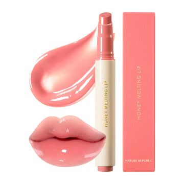Nature Republic HONEY MELTING LIP (02 FIG) SOFT LIP STICK, Hydrating Gloss, Moisturizing balms, Sheer tint, Shine & Nude, Glowy Finish, korean make up Nature RepublicAu supplements