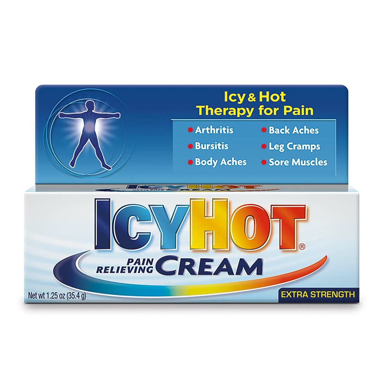 ICY Hot Pain Relieving Cream 1.25 Ounce Extra Strength (37ml) (2 Pack) Icy HotAu supplements