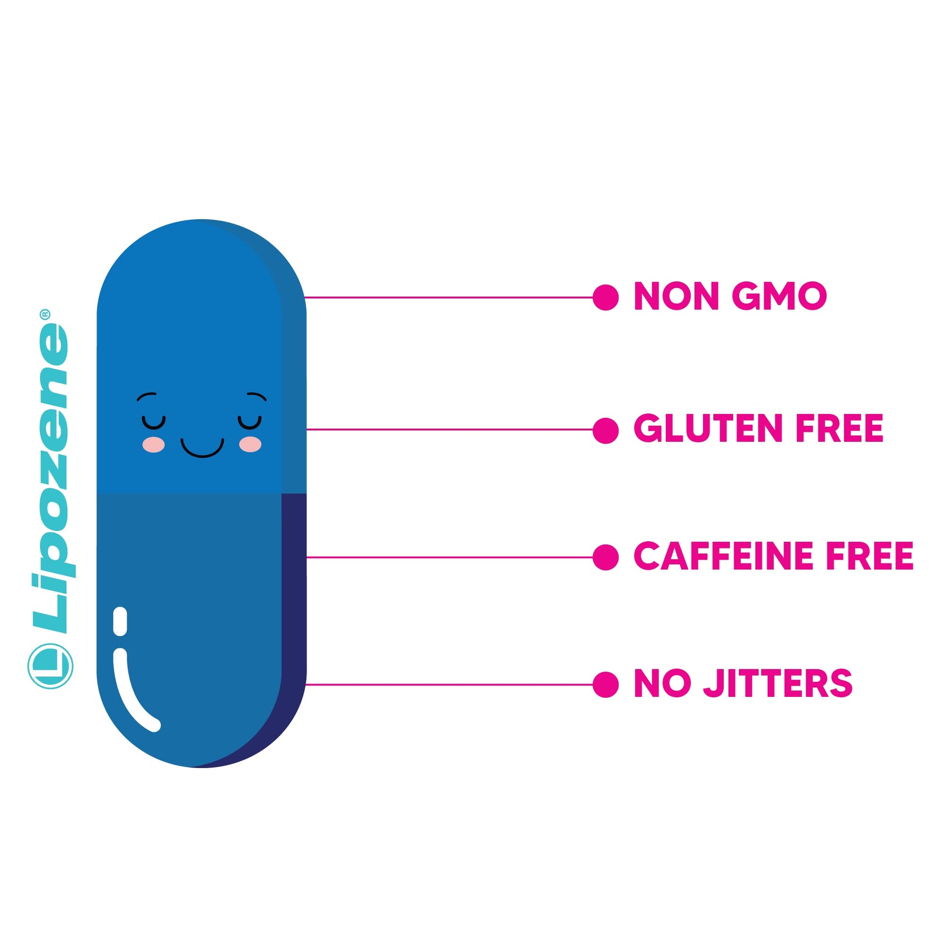 Lipozene Diet Pills - Weight Loss Supplement - Appetite Control - Two Bottles of 30 Capsules LipozeneUS supplements