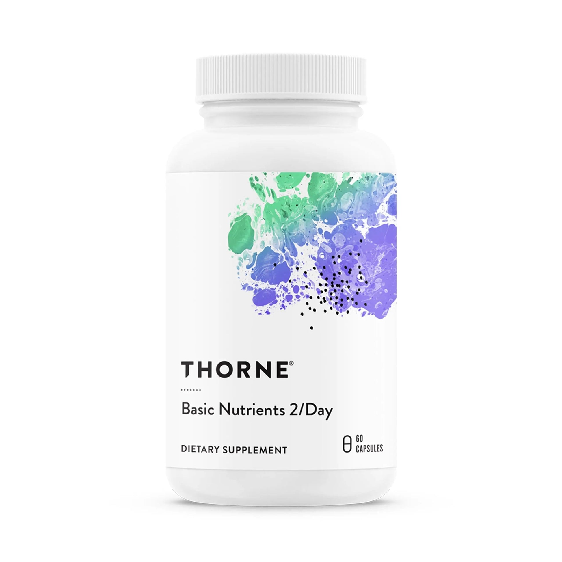 THORNE - Basic Nutrients 2/Day - Comprehensive Daily Multivitamin with Optimal Bioavailability - Vitamin & Mineral Formula - Gluten, Dairy & Soy-Free THORNEAu supplements