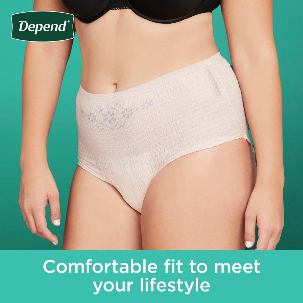 Depend Fresh Protection Adult Incontinence Underwear for Women DependUS supplements
