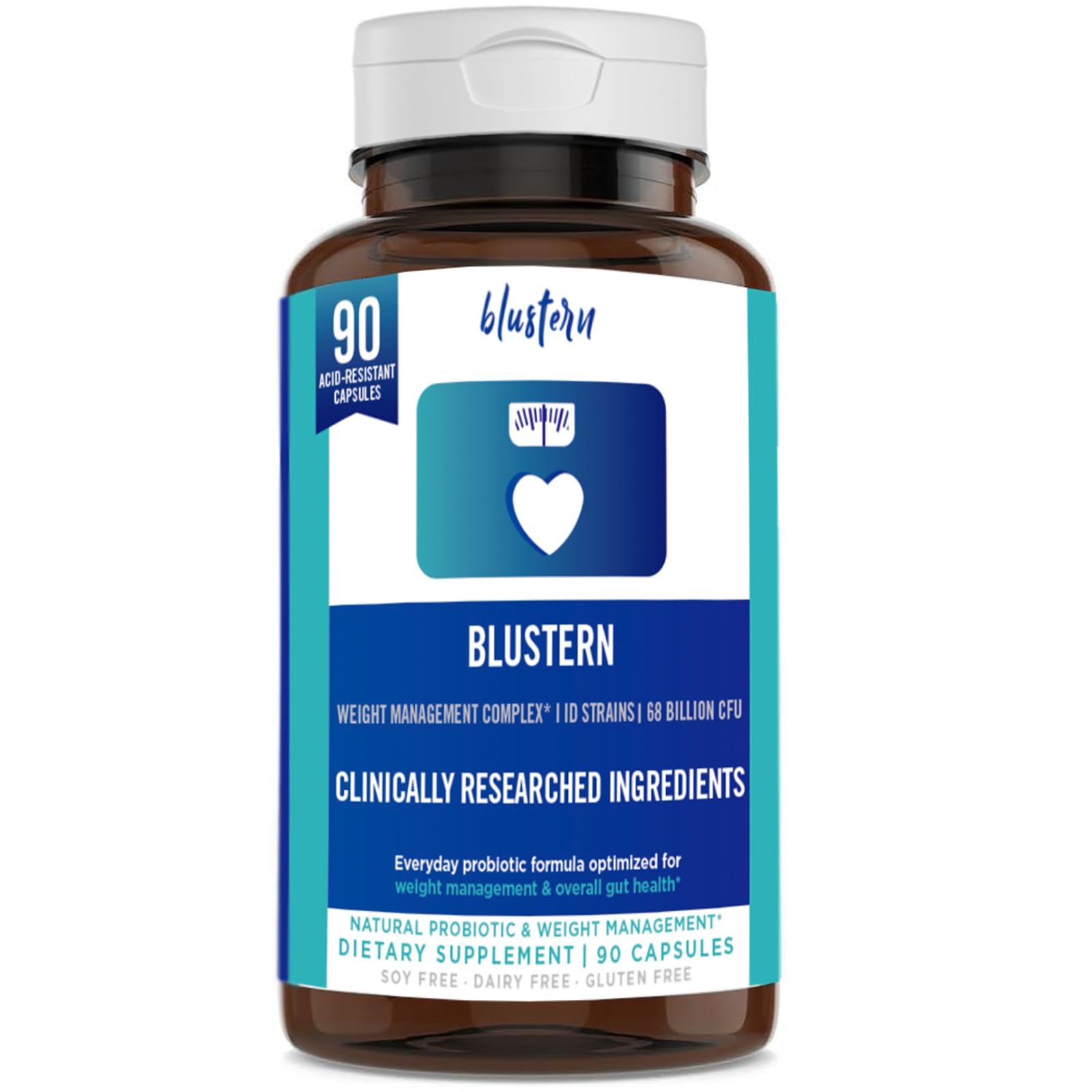Probiotics for Menopause Women: 68.2 Billion CFU, Hormonal Harmony, Daily Comfort BLUSTERNUS supplements