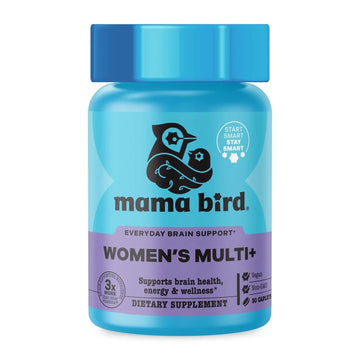 Best Nest Wellness - Mama Bird - Women's Multi Plus - Brain & Body Health Support Supplement - Gentle Iron Supplement for Energy Support Best Nest WellnessAu supplements