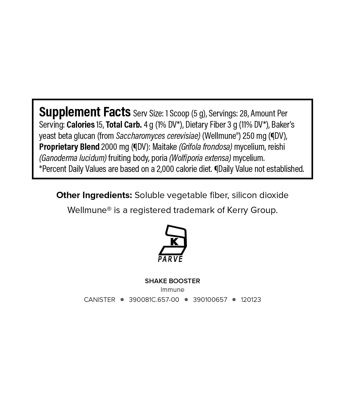 Isagenix Immune Shake Booster - Supports Healthy Immune Function with Wellmune® Beta-Glucans & Mushroom Blend - Unflavored Powder for Easy Mixing - Good Source of Fiber - No Artificial Ingredients IsagenixAu supplements